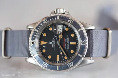 Rolex Submariner 1680 — red text — source photo