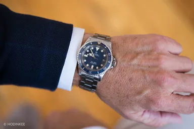 Tudor Submariner 7021 — blue Snowflake — source photo