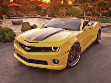 2011 Chevrolet Camaro SS Convertible — yellow, supercharged — source photo