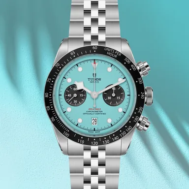 Tudor Black Bay Chrono — Flamingo Blue — model reference